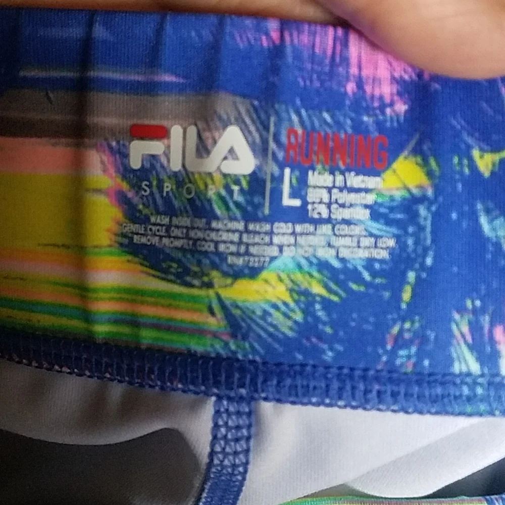 Fila sport tropical running shorts size large - Picture 5 of 6